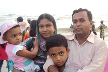 With family